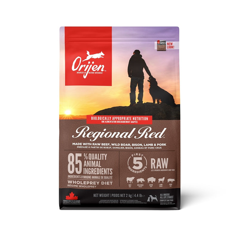Orijen Genuine Dog Food Regional Red 2kg 6kg 11.4kg Dry Food