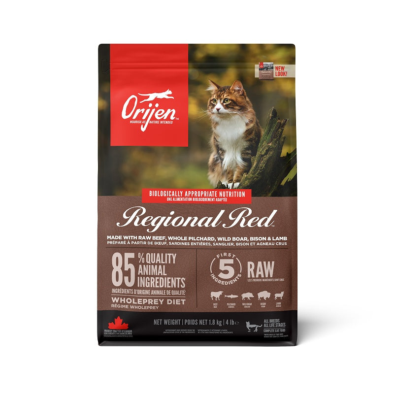 Orijen Genuine Cat Food Regional Red 1.8kg 5.4kg Dry Food