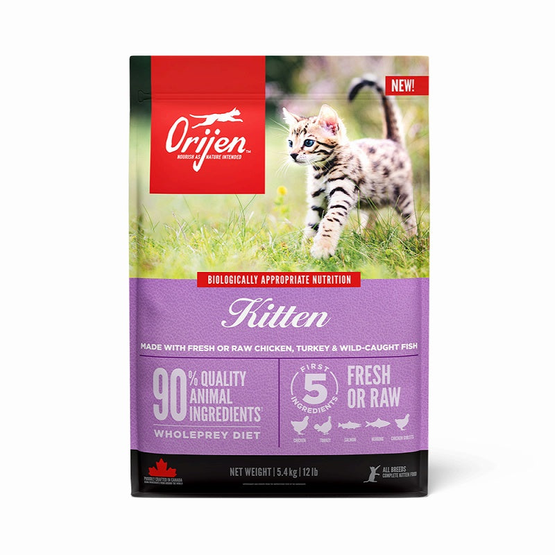 Orijen Genuine Cat Food Kitten 340g 1.8kg 5.4kg Dry Food