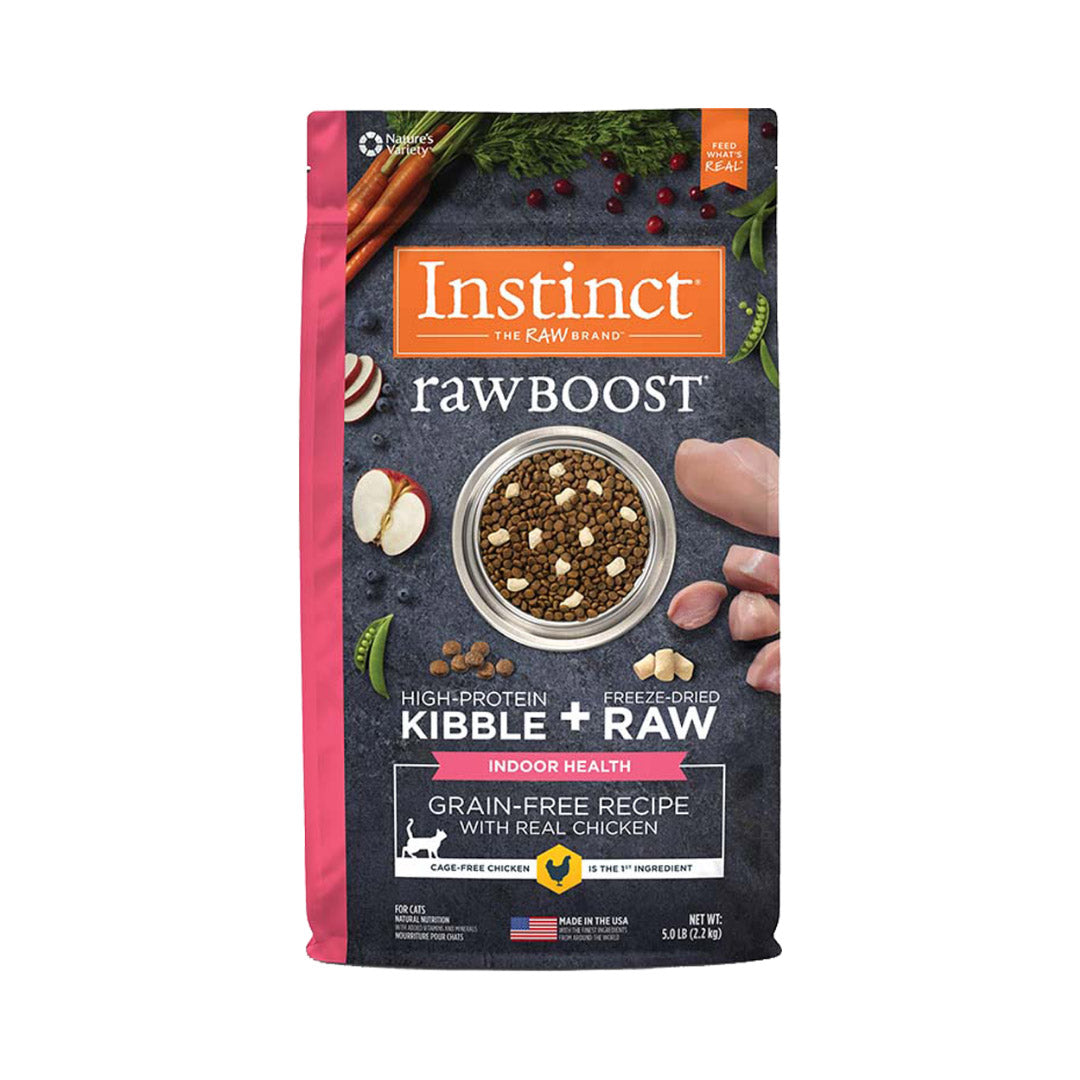 Instinct Cat Food, Genuine, Freeze-Dried, Low Boost, Indoor Health, 2.2kg, 900g