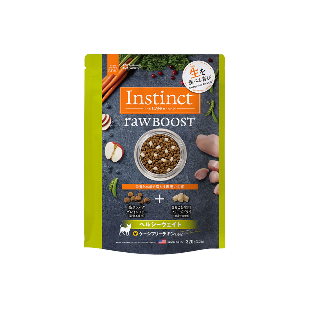 Instinct Dog Food, Genuine, Freeze-Dried, Low Boost, Healthy Weight, 1.8kg, 320g