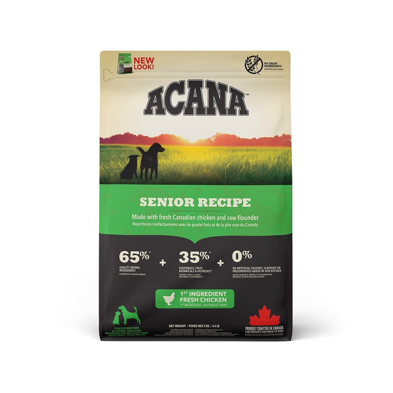 ACANA 아카나 도그 푸드 정규품 시니어 도그 레시피 2kg 11.4kg