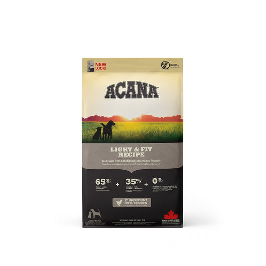 ACANA Acana Dog Food, Genuine, Light &amp; Fit Recipe, 2kg, 11.4kg 