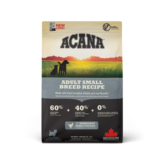 ACANA Acana Dog Food, Authentic, Adult Small Breed Recipe, 340g, 2kg, 6kg, Authentic 