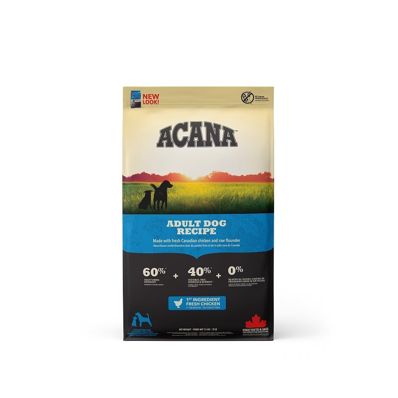 ACANA 아카나 도그 푸드 정규품 어덜트 도그 레시피 2kg 6kg 11.4kg