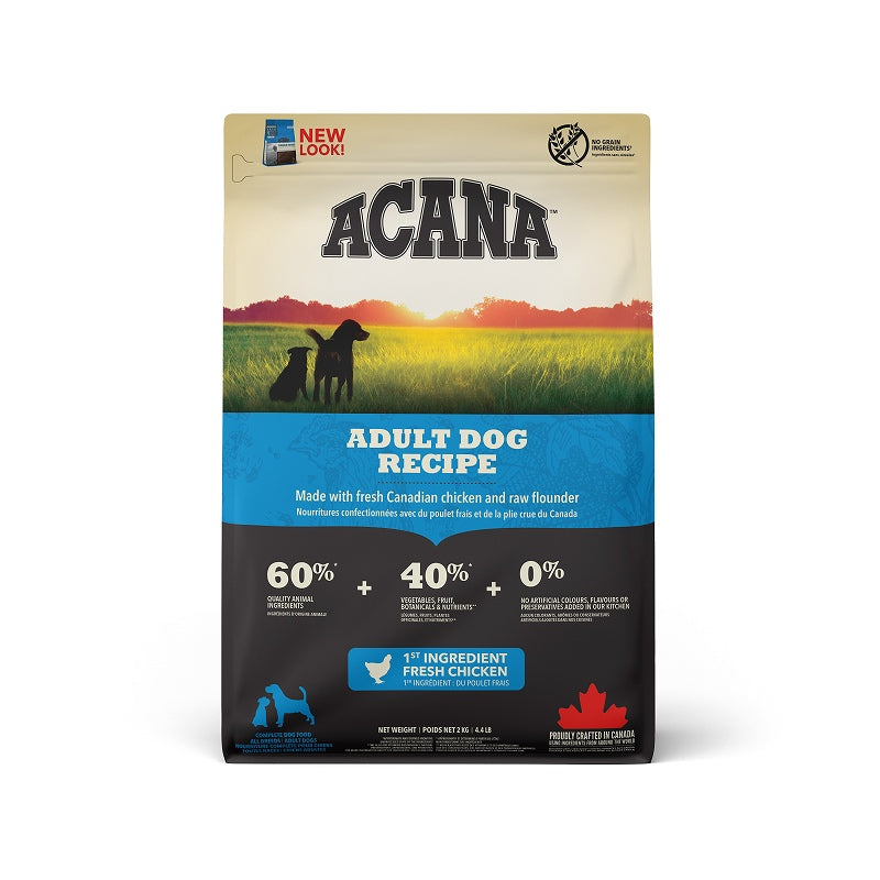 ACANA 아카나 도그 푸드 정규품 어덜트 도그 레시피 2kg 6kg 11.4kg