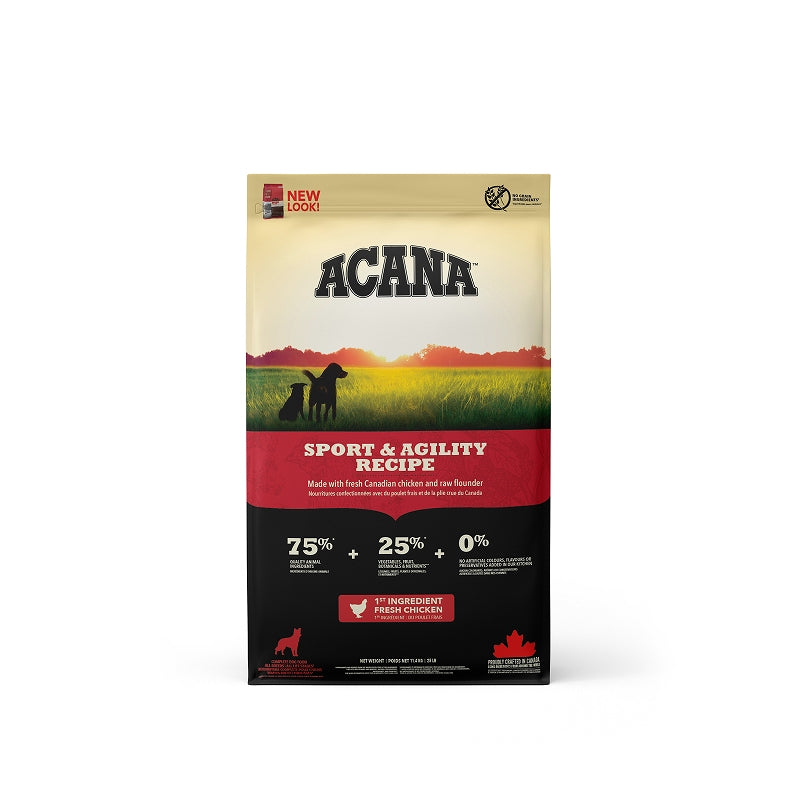 Thức ăn cho chó ACANA Acana, Công thức thể thao & nhanh nhẹn chính thống, 11,4kg