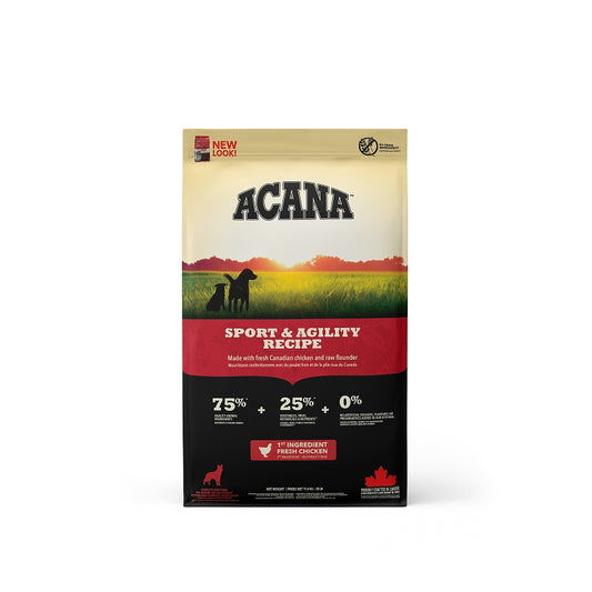 ACANA Acana Dog Food, Authentic Sport &amp; Agility Recipe, 11.4kg 