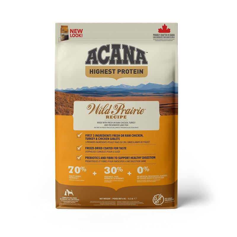 ACANA 아카나 도그 푸드 정규품 와일드 플레이 리드 도그 레시피 2kg 6kg 11.4kg