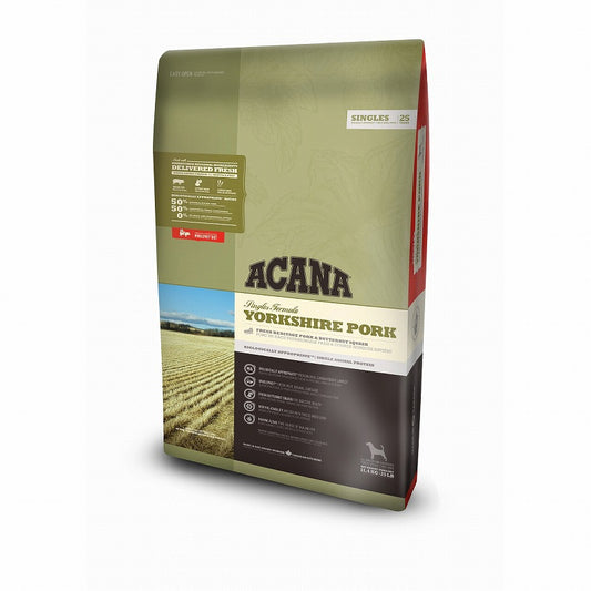 ACANA Acana Dog Food, Genuine Yorkshire Pork, 2kg, 6kg, 11.4kg 