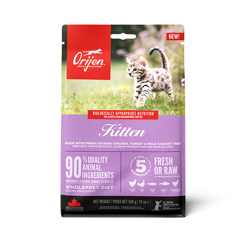 Thức ăn cho mèo Orijen Genuine Kitten 340g 1.8kg 5.4kg Thức ăn khô