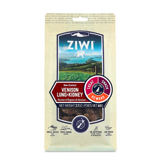 Ziwi PEAK Ziwi Peak Dog Food, Authentic Venison Lung &amp; Kidney, 60g 