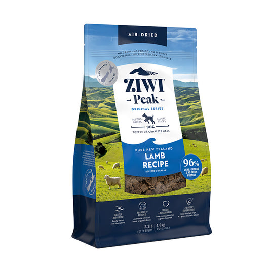 Ziwi PEAK Ziwi Peak Dog Food Genuine Air-Dried Lamb 454g 1kg 2.5kg 4kg Dry Food 