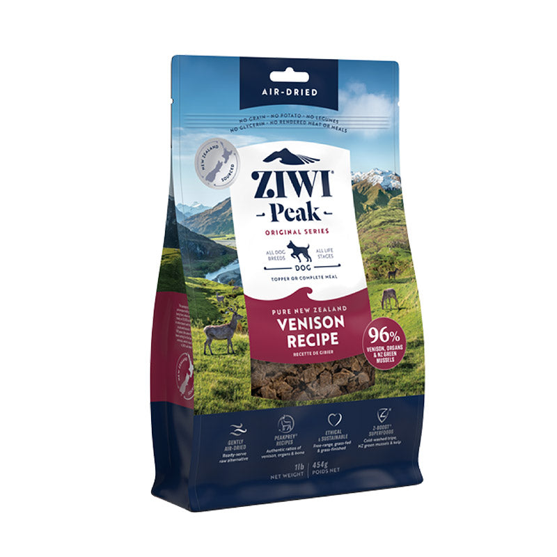 ziwi PEAK ジウィピーク ドッグフード 正規品 エアドライ ベニソン 454g 1kg 2.5kg ドライフード