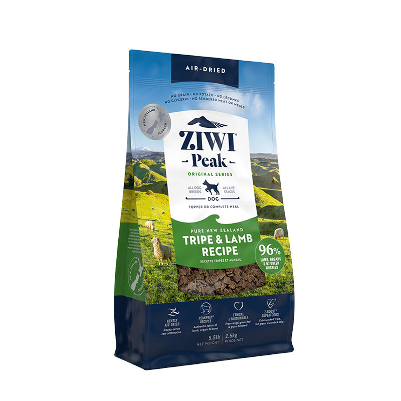 ziwi PEAK ジウィピーク ドッグフード 正規品 エアドライ トライプ&ラム 454g 1kg 2.5kg ドライフード