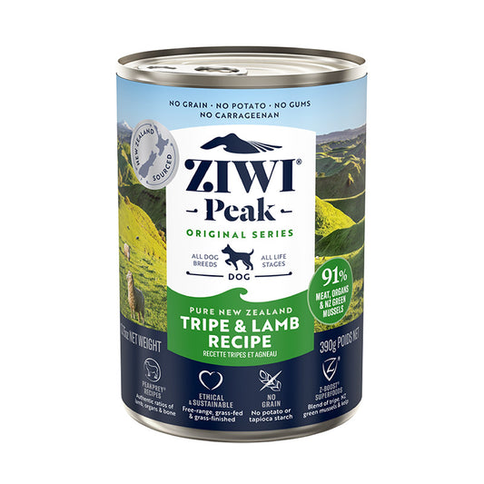 Thức ăn cho chó Ziwi PEAK Ziwi Peak, chính hãng từ lòng & thịt cừu, 170g, 390g, thức ăn ướt