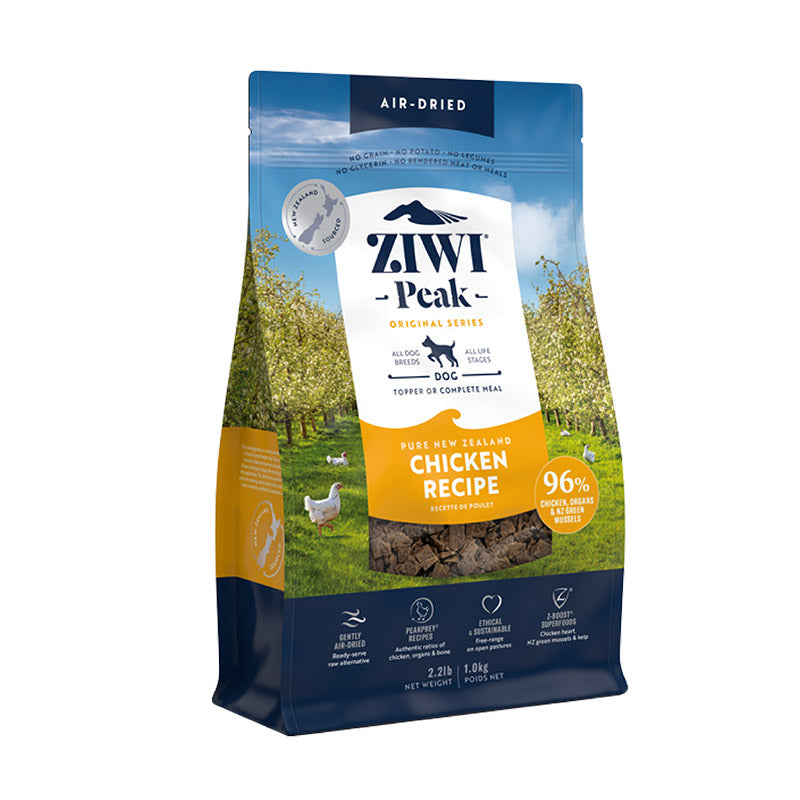 ziwi PEAK ジウィピーク ドッグフード 正規品 エアドライ フリーレンジチキン 454g 1kg 2.5kg 4kg ドライフード