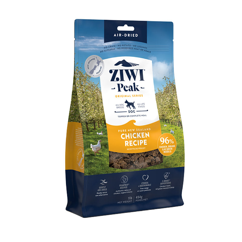 ziwi PEAK ジウィピーク ドッグフード 正規品 エアドライ フリーレンジチキン 454g 1kg 2.5kg 4kg ドライフード