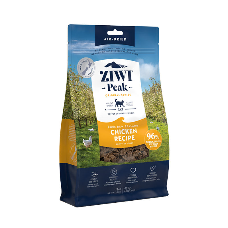 Ziwi PEAK Ziwi Peak Cat Food Genuine Air-Dried Free-Range Chicken 400g 1kg Dry Food 