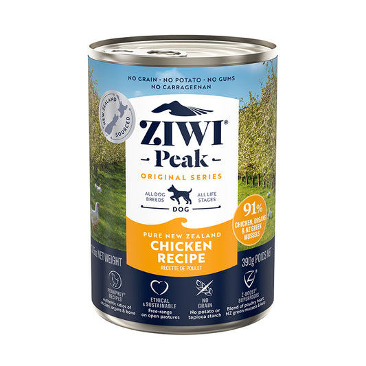 Ziwi PEAK Ziwi Peak Dog Food Genuine Free Range Chicken 170g 390g Wet Food 