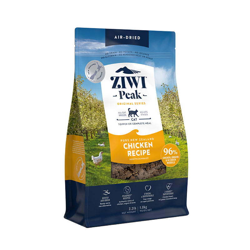 Ziwi PEAK Ziwi Peak Cat Food Genuine Air-Dried Free-Range Chicken 400g 1kg Dry Food 