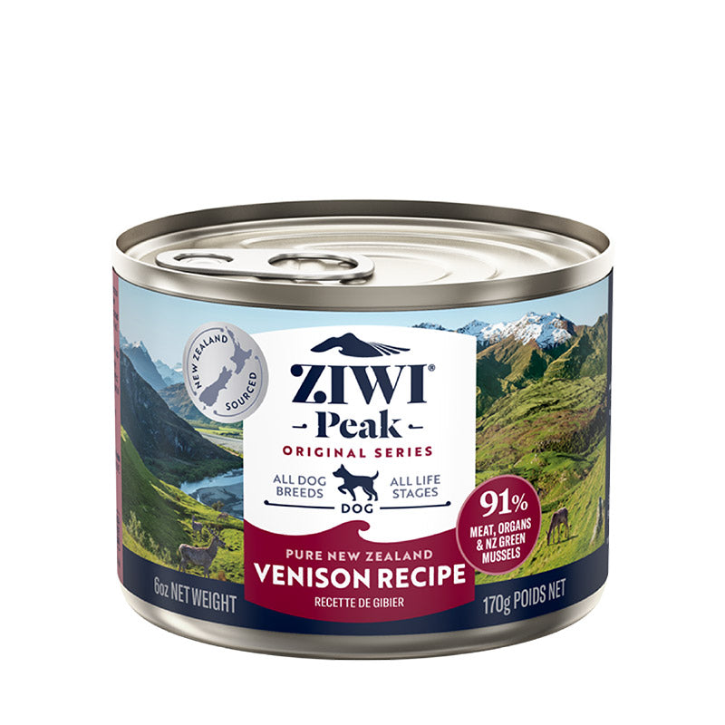 Thức ăn cho chó Ziwi PEAK Ziwi Peak, Thịt nai đích thực, 170g, 390g, Thức ăn ướt