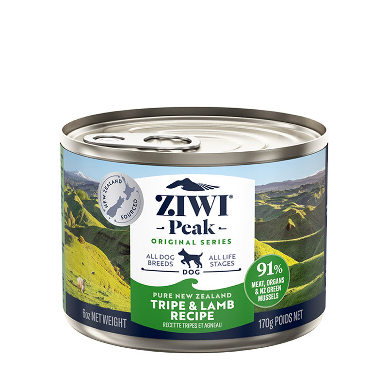 Ziwi PEAK อาหารสุนัข Ziwi Peak รสเครื่องในและเนื้อแกะแท้ 170 กรัม 390 กรัม อาหารเปียก