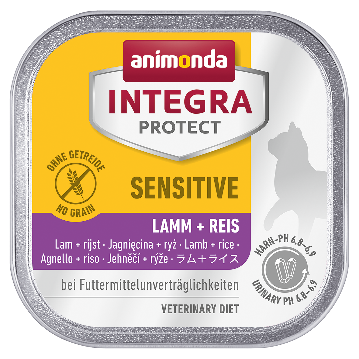 Animonda 猫粮治疗性食物湿性过敏护理 Integra Protect 羊肉米 100g 单盒 16 包