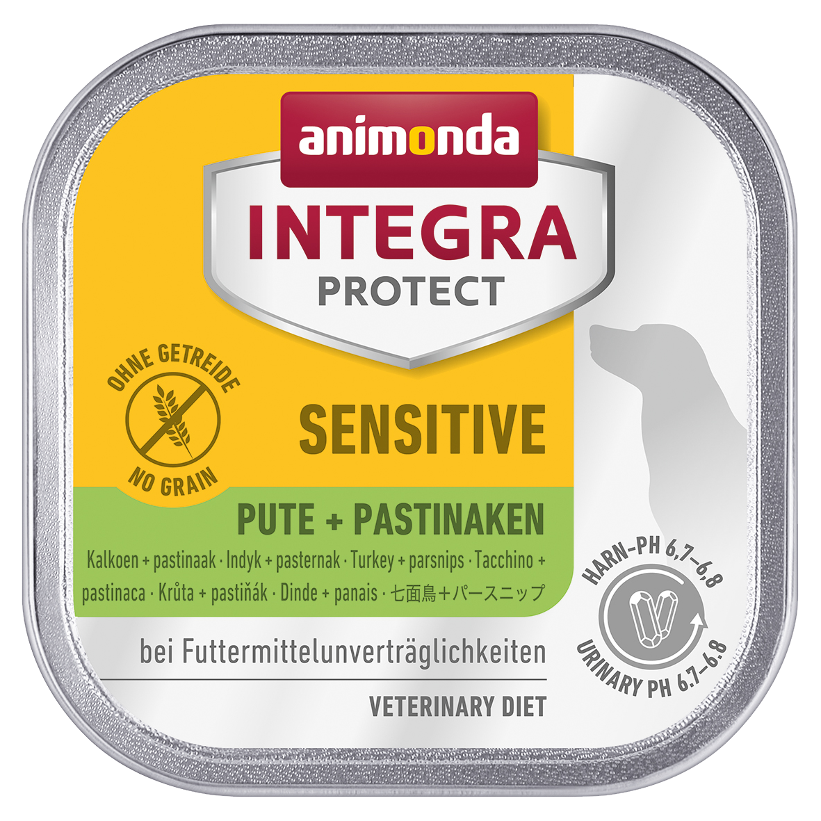 อาหารสุนัข Animonda สูตรบำบัดรักษาอาการแพ้ Integra Protect Sensitive Turkey 150g ชิ้นเดียว เซ็ต 11 ชิ้น