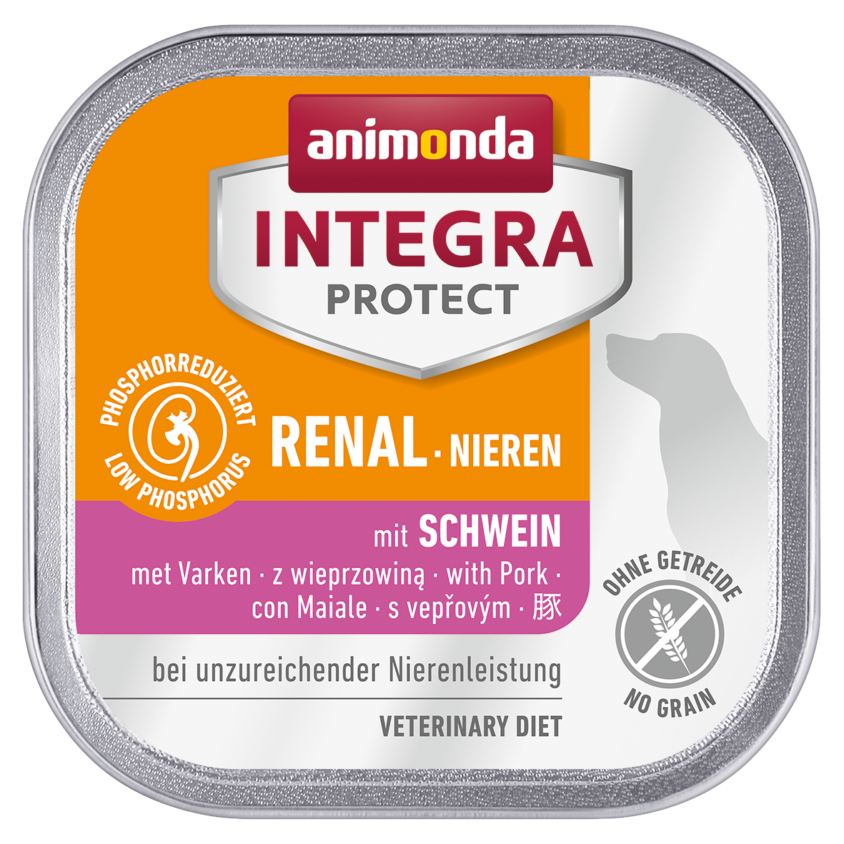 Animonda 狗粮治疗食品肾脏护理Integra 保护尼伦猪 150g 单品11件套