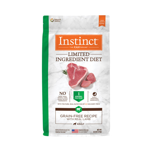 Instinct Dog Food, Genuine Freeze-Dried LID Real Lamb 1.8kg 