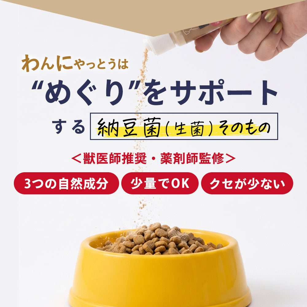 Natto Sararahime 50g อาหารเสริมสุนัข อาหารเสริมโภชนาการชนิดผง Natto
