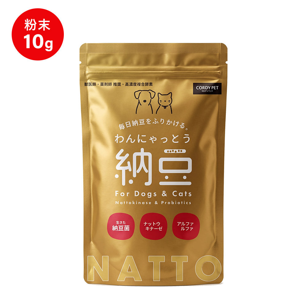 Natto Sararahime 50g อาหารเสริมสุนัข อาหารเสริมโภชนาการชนิดผง Natto